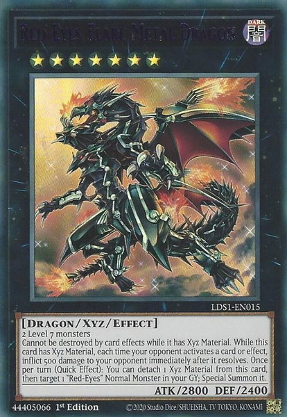Red-Eyes Flare Metal Dragon (Purple) - Legendary Duelists: Season 1 YuGiOh trading card