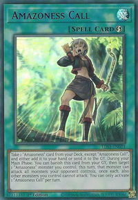Amazoness Call (Purple) - Legendary Duelists: Season 1 (LDS1) #LDS1-EN024 - Ultra Rare YuGiOh Trading Card