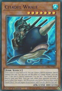 Citadel Whale (Purple) - Legendary Duelists: Season 1 (LDS1) #LDS1-EN027 - Ultra Rare YuGiOh Trading Card
