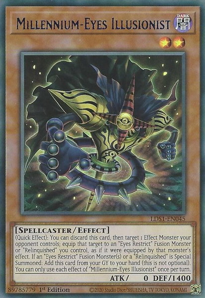 Millennium-Eyes Illusionist (Blue) - Legendary Duelists: Season 1 YuGiOh trading card