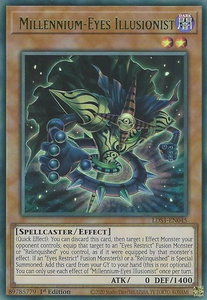 Millennium-Eyes Illusionist (Green) - Legendary Duelists: Season 1 (LDS1) #LDS1-EN045 - Ultra Rare YuGiOh Trading Card