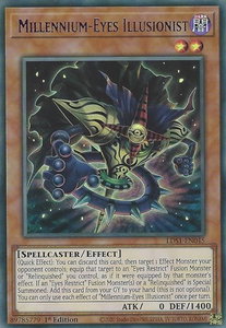 Millennium-Eyes Illusionist (Purple) - Legendary Duelists: Season 1 (LDS1) #LDS1-EN045 - Ultra Rare YuGiOh Trading Card