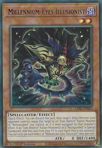 Millennium-Eyes Illusionist (Purple) - Legendary Duelists: Season 1 (LDS1) #LDS1-EN045 - Ultra Rare YuGiOh Trading Card