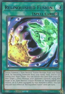 Relinquished Fusion (Blue) - Legendary Duelists: Season 1 (LDS1) #LDS1-EN049 - Ultra Rare YuGiOh Trading Card