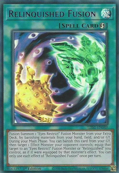 Relinquished Fusion (Purple) - Legendary Duelists: Season 1 YuGiOh trading card