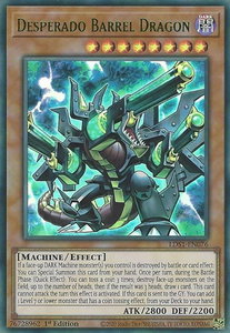 Desperado Barrel Dragon (Green) - Legendary Duelists: Season 1 (LDS1) #LDS1-EN076 - Ultra Rare YuGiOh Trading Card