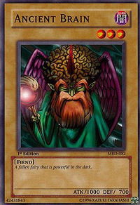 Ancient Brain - Metal Raiders (MRD) #MRD-082 - Common / Short Print YuGiOh Trading Card