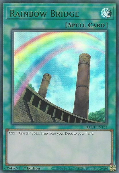 Rainbow Bridge (Green) trading card from Legendary Duelists: Season 1 Rainbow Bridge (Green) - Legendary Duelists: Season 1 YuGiOh trading card