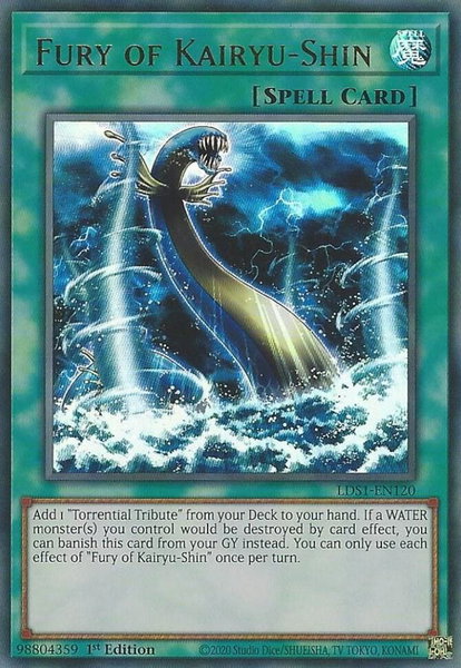 Fury of Kairyu-Shin - Legendary Duelists: Season 1 YuGiOh trading card