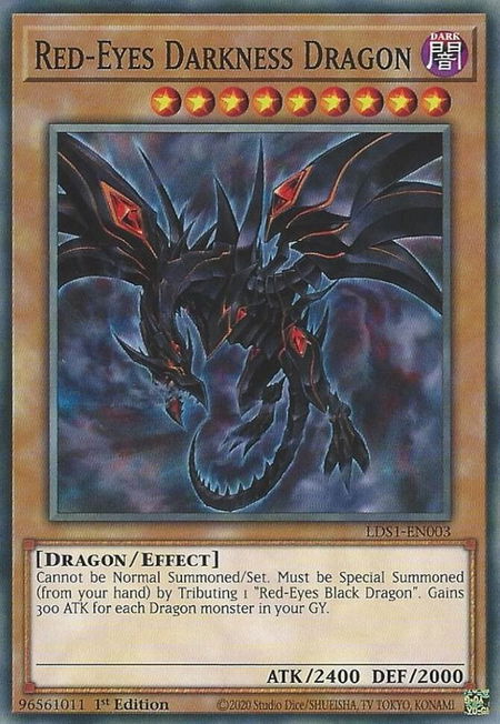 Red-Eyes Darkness Dragon - Legendary Duelists: Season 1 YuGiOh trading card