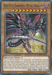Red-Eyes Darkness Metal Dragon - Legendary Duelists: Season 1 (LDS1) #LDS1-EN004 - Common / Short Print YuGiOh Trading Card
