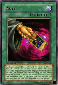 Ante - Magician's Force (MFC) #MFC-034 - Rare YuGiOh Trading Card