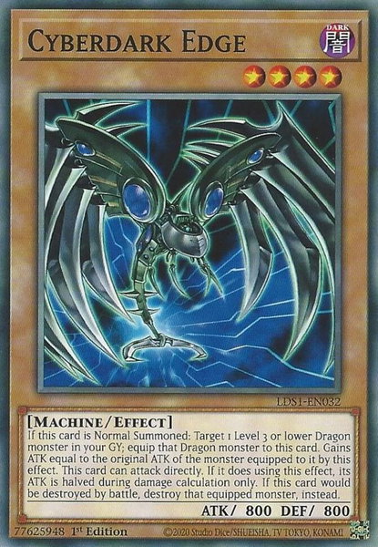 Cyberdark Edge trading card from Legendary Duelists: Season 1 Cyberdark Edge - Legendary Duelists: Season 1 YuGiOh trading card