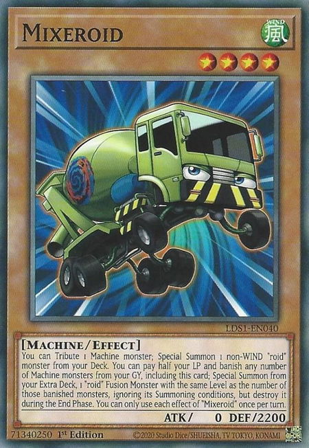 Mixeroid - Legendary Duelists: Season 1 YuGiOh trading card