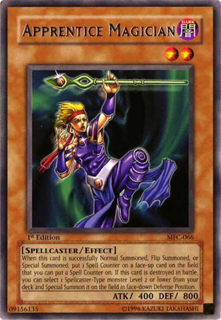 Apprentice Magician - Magician's Force YuGiOh trading card