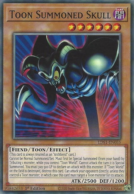 Toon Summoned Skull - Legendary Duelists: Season 1 YuGiOh trading card