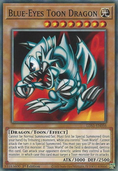Blue-Eyes Toon Dragon - Legendary Duelists: Season 1 YuGiOh trading card