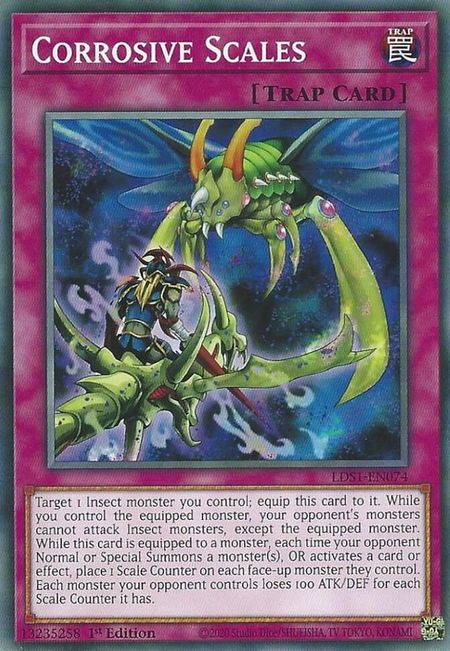 Corrosive Scales - Legendary Duelists: Season 1 YuGiOh trading card
