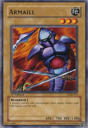 Armaill - The Legend of Blue Eyes White Dragon YuGiOh trading card