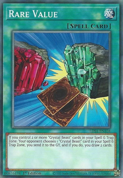 Rare Value trading card from Legendary Duelists: Season 1 Rare Value - Legendary Duelists: Season 1 YuGiOh trading card