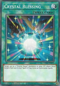 Crystal Blessing - Legendary Duelists: Season 1 (LDS1) #LDS1-EN105 - Common / Short Print YuGiOh Trading Card
