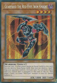 Gearfried the Red-Eyes Iron Knight - Legendary Duelists: Season 1 (LDS1) #LDS1-EN011 - Secret Rare YuGiOh Trading Card