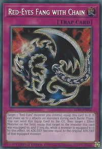 Red-Eyes Fang with Chain - Legendary Duelists: Season 1 (LDS1) #LDS1-EN021 - Secret Rare YuGiOh Trading Card
