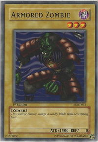 Armored Zombie - Metal Raiders (MRD) #MRD-013 - Common / Short Print YuGiOh Trading Card