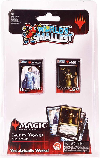 Duel Decks: Jace vs. Vraska - World's Smallest trading card from Unique and Miscellaneous Promos Duel Decks: Jace vs. Vraska - World's Smallest - Unique and Miscellaneous Promos Magic: The Gathering trading card