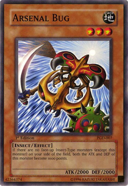 Arsenal Bug - Pharaonic Guardian YuGiOh trading card