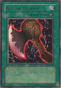 Axe of Despair - Magic Ruler (MRL-EN) #MRL-002 - Ultra Rare YuGiOh Trading Card