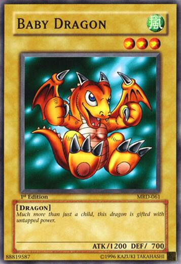 Baby Dragon - Metal Raiders YuGiOh trading card