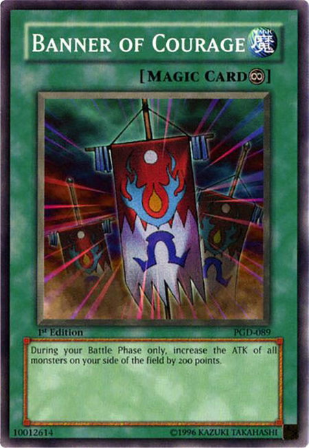 Banner of Courage trading card from Pharaonic Guardian Banner of Courage - Pharaonic Guardian YuGiOh trading card