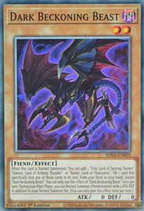 Dark Beckoning Beast - Structure Deck: Sacred Beasts (SDSA) #SDSA-EN003 - Common / Short Print YuGiOh Trading Card