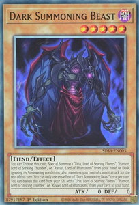 Dark Summoning Beast - Structure Deck: Sacred Beasts (SDSA) #SDSA-EN005 - Common / Short Print YuGiOh Trading Card
