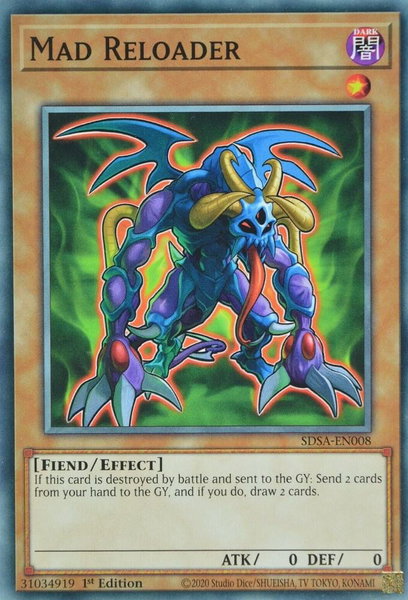 Mad Reloader - Structure Deck: Sacred Beasts YuGiOh trading card