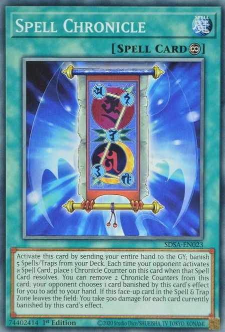 Spell Chronicle - Structure Deck: Sacred Beasts YuGiOh trading card