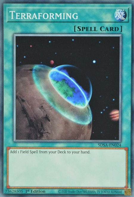 Terraforming - Structure Deck: Sacred Beasts YuGiOh trading card