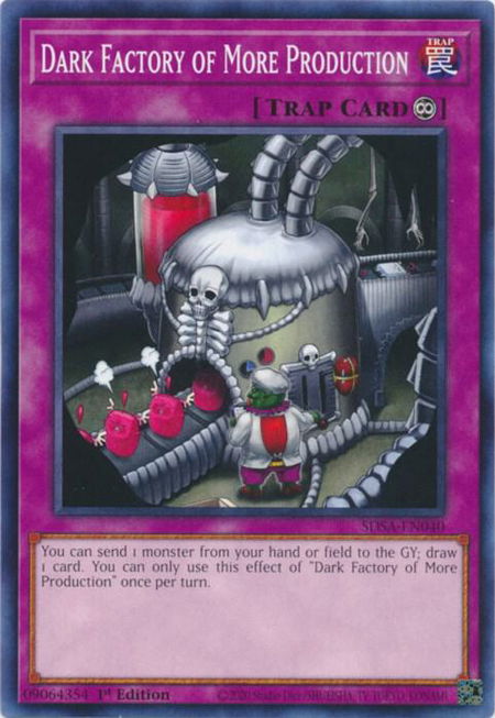 Dark Factory of More Production - Structure Deck: Sacred Beasts YuGiOh trading card