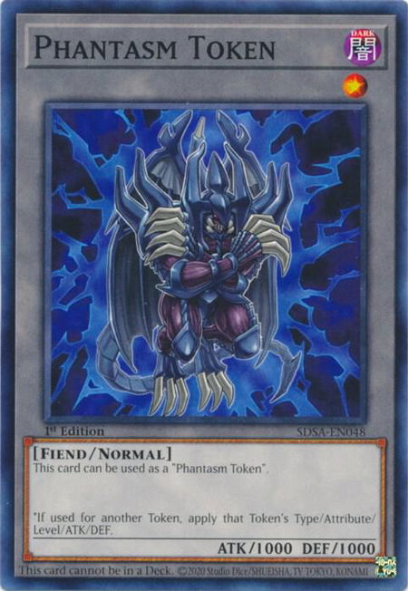 Token: Phantasm - Structure Deck: Sacred Beasts YuGiOh trading card