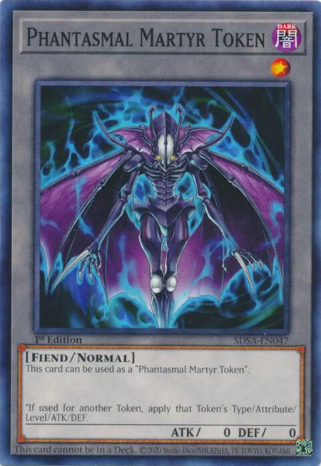 Token: Phantasmal Martyr - Structure Deck: Sacred Beasts YuGiOh trading card
