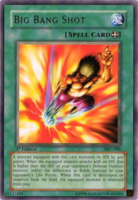 Big Bang Shot - Magician's Force (MFC) #MFC-086 - Rare YuGiOh Trading Card
