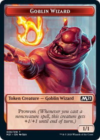 Goblin Wizard // Griffin Double-Sided Token - Core Set 2021 (M21) #8 // 3 - Token Magic: The Gathering Trading Card