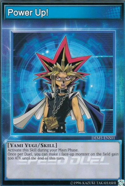 Power Up! trading card from Speed Duel Demo Deck Power Up! - Speed Duel Demo Deck YuGiOh trading card