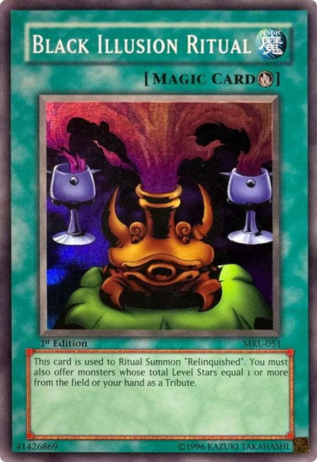 Black Illusion Ritual - Magic Ruler YuGiOh trading card