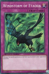 Windstorm of Etaqua - Speed Duel Demo Deck (DEM5) #DEM5-EN010 - Common / Short Print YuGiOh Trading Card