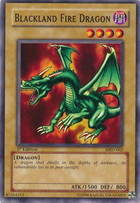 Blackland Fire Dragon - Metal Raiders (MRD) #MRD-062 - Common / Short Print YuGiOh Trading Card