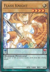 Flash Knight - Demo Deck 2016 (DEM3) #DEM3-EN003 - Common / Short Print YuGiOh Trading Card