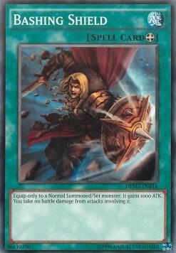 Bashing Shield trading card from Demo Deck 2016 Bashing Shield - Demo Deck 2016 YuGiOh trading card