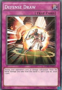 Defense Draw - Demo Deck 2016 (DEM3) #DEM3-EN019 - Common / Short Print YuGiOh Trading Card